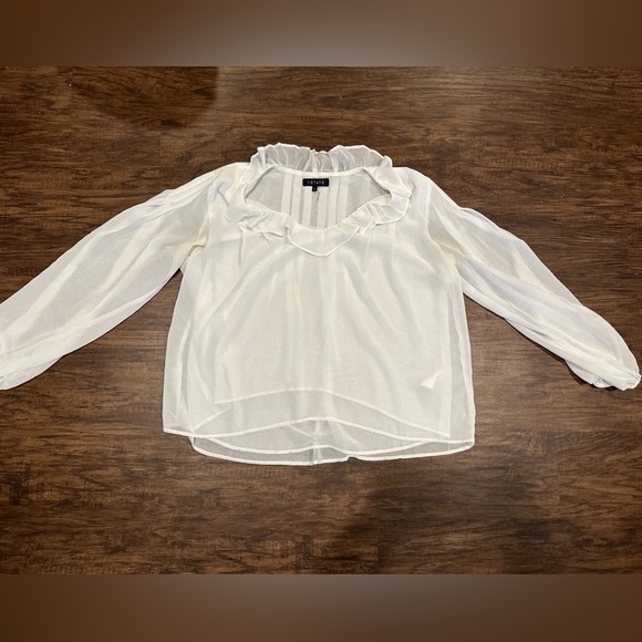 1State women’s white blouse size s - Picture 1 of 4